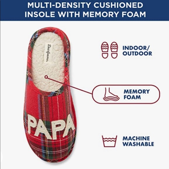 Dearfoams PAPA BEAR medium slippers - Picture 4 of 7